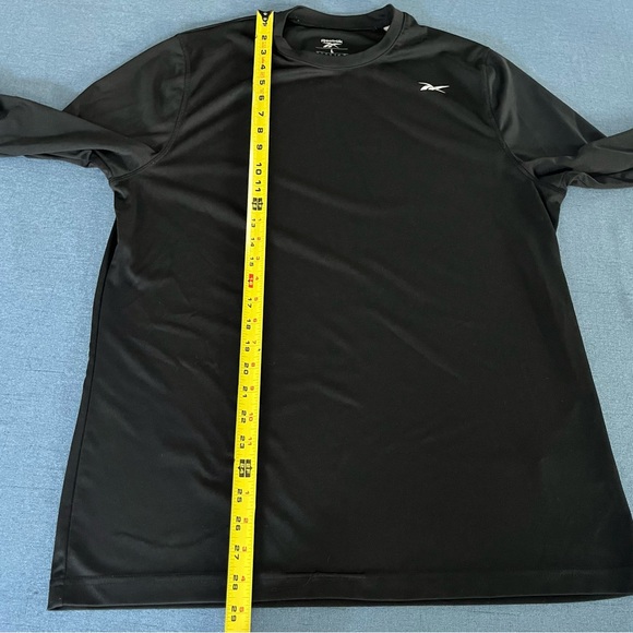 Reebok Men's Black Long Sleeve Shirt - Picture 9 of 9